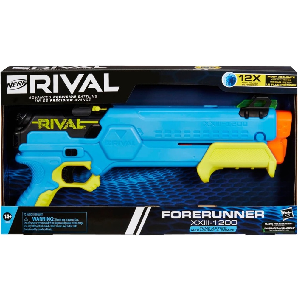 Nerf Rival Forerunner XXIII-1200 Blaster, 12 Round Capacity